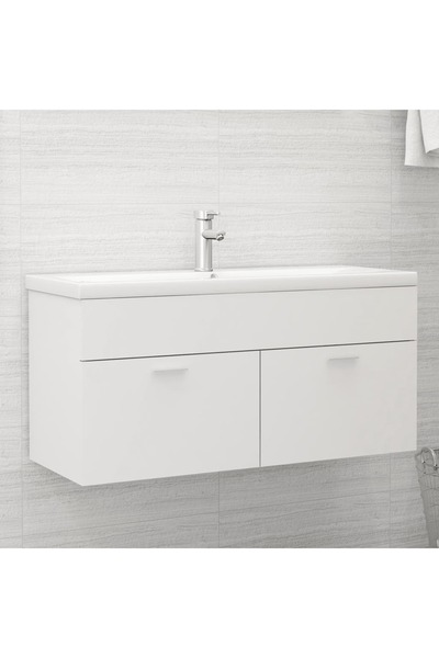 Concept Dulap pentru chiuvetă, alb, 100x38,5x46 cm, PAL
