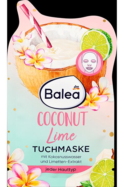 BALEA Mască șervețel cu apă de cocos și extract de limetă, 1 buc