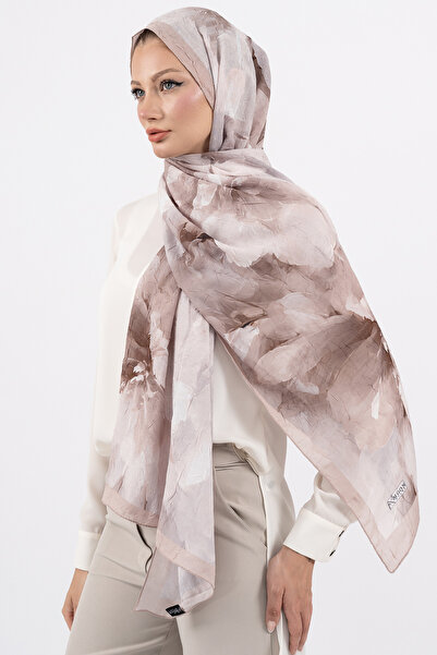 m moon scarf ' ROSEA ' DESENLİ BAMBU KRAŞ ŞAL , YÜKSEK KALİTE & YENİ SEZON ŞAL