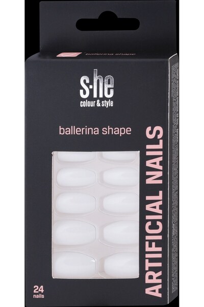 OEM s-he colour&style Unghii false ballerina, 1 Set