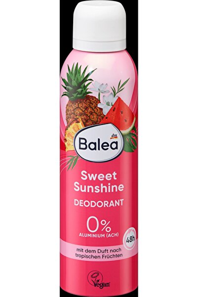 BALEA Spray deodorant Sweet Sunshine cu parfum de fructe tropicale, 200 ml