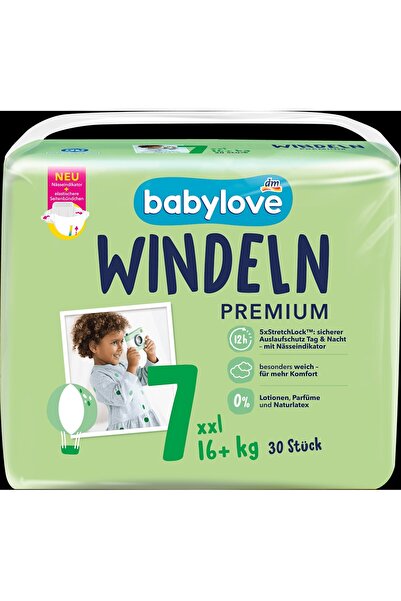Babylove Scutece premium numărul 7, 30 buc
