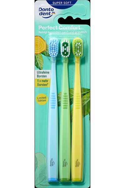 Dontodent Periută de dinti Perfect Comfort, foarte moale, 3 buc