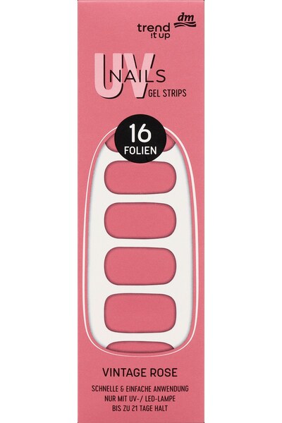 OEM Folii unghii UV 110 Vintage Rose set 16 bucati design gel