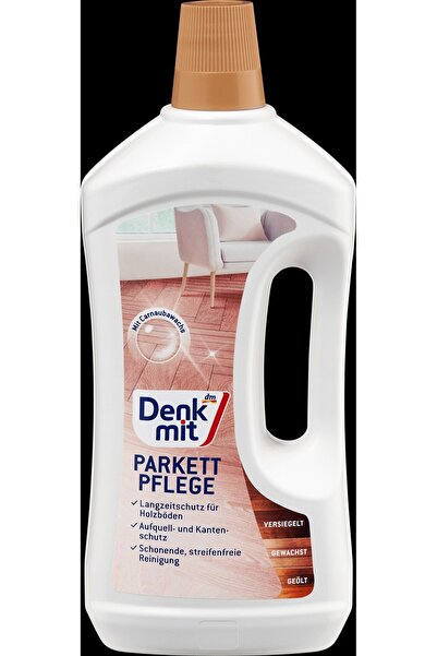 Denkmit Soluție îngrijire parchet, 1 l - pardoseală