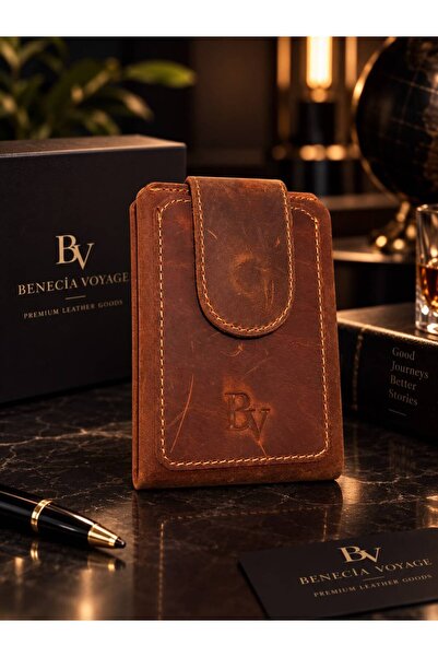 BeneciaVoyage %100 deriden Şık Buffalo Model Mıknatıslı Pratik Cüzdan 50bankn...