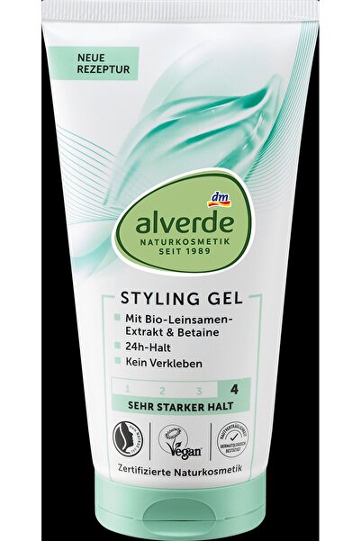 OEM alverde NATURKOSMETIK Gel de păr cu fixare foarte puternică, 150 ml