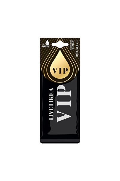 OEM Odorizant auto, card, Deo Maxx, Trăiește ca un VIP, 7.5 x 19.5 x 3 cm