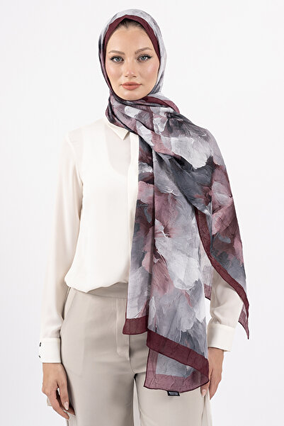 m moon scarf ' ROSEA ' DESENLİ BAMBU KRAŞ ŞAL , YÜKSEK KALİTE & YENİ SEZON ŞAL