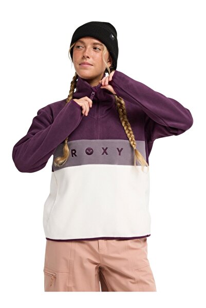 Roxy Women's Purple Icedrift Layer Sweatshirt