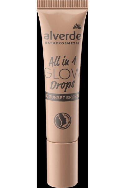 OEM alverde NATURKOSMETIK Iluminator All in 1 Glow Drops 03 Bronz, 15 ml