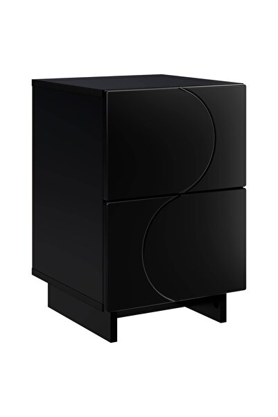 vidaxl Dulap de noapte Negru 33,5 x 34,5 x 50 cm Lemn prelucrat
