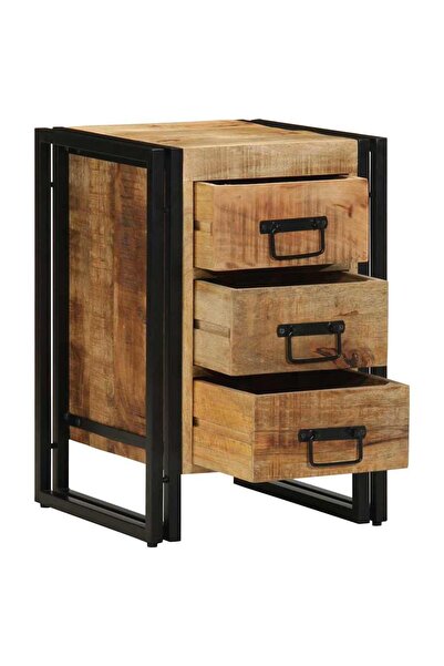 vidaxl Dulap de noapte Maro 40 x 40 x 59 cm Lemn de mango solid