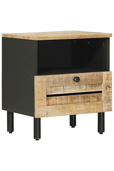 vidaxl Noptieră 40 x 33 x 46 cm Lemn de mango solid