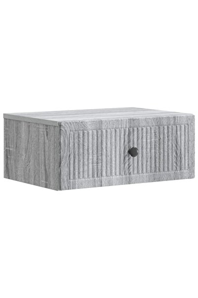 vidaxl Dulap de noapte Sonoma gri 49 x 34,5 x 20 cm Lemn prelucrat