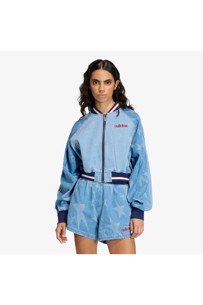 adidas Varsity Kadın Mavi Ceket