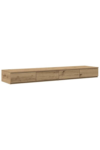 vidaxl Sertare pentru pat Stejar Artizanal 150 x 36,5 x 16,5 cm