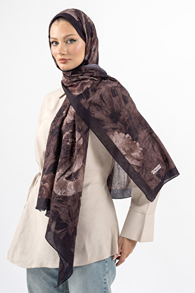 m moon scarf ' ROSEA ' DESENLİ BAMBU KRAŞ ŞAL , YÜKSEK KALİTE & YENİ SEZON ŞAL