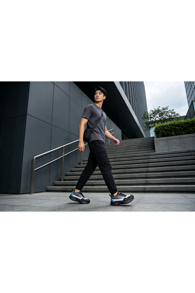 Huanhuan Shoe Men's slip-on dad shoes thick sole height increasing casual fas...