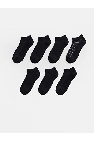 LC Waikiki Striped Men's Booties Socks 7-Pack (W6)
