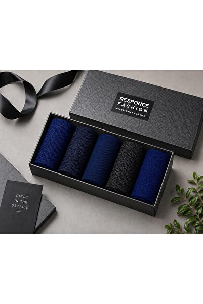 OKAVANGO 5 Çift Kutulu Erkek Çorap BAMBU Premium Bay- Patik Çorap - Erkek Çorap Yazlık, Dikişsiz, Bambu Çorap Erkek 40-44