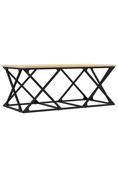 vidaxl Măsuță de cafea, stejar sonoma, 100x49x40 cm, lemn prelucrat