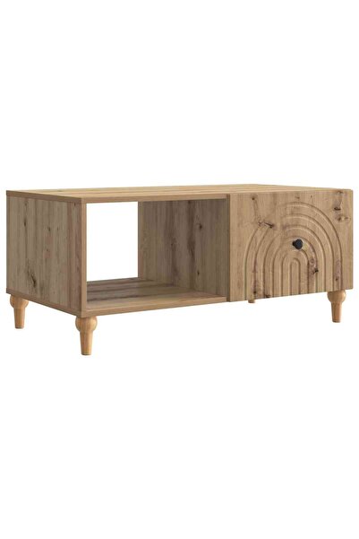vidaxl Masă de cafea Stejar Artizanal 90 x 50 x 40 cm Lemn prelucrat