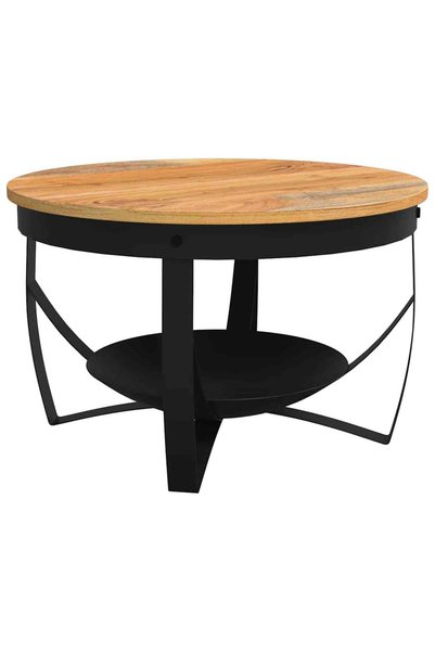 vidaxl Măsuță de cafea, Ø68 x 43 cm, lemn masiv de acacia