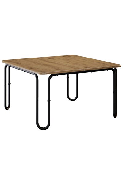 vidaxl Masă de cafea Stejar Artizanal 100 x 100 x 45 cm Lemn prelucrat