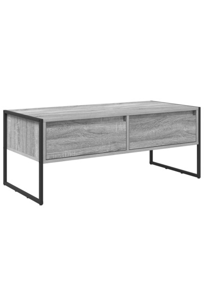 vidaxl Masă de cafea Gri Sonoma 100 x 46 x 40 cm Lemn prelucrat