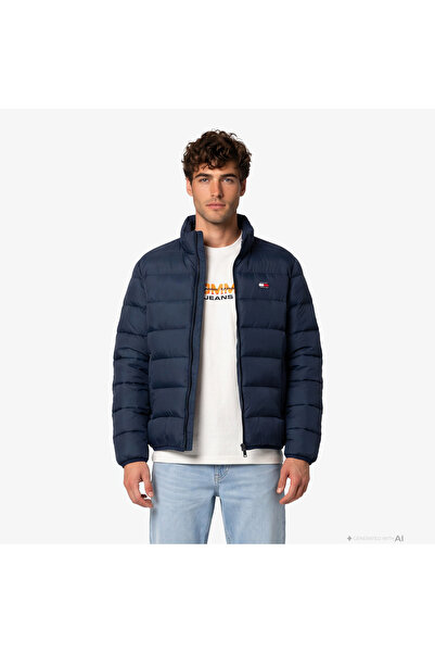 Tommy Hilfiger Tjm Light down Packbl Jacket Ext Men's Blue Coat - Dm0Dm23231