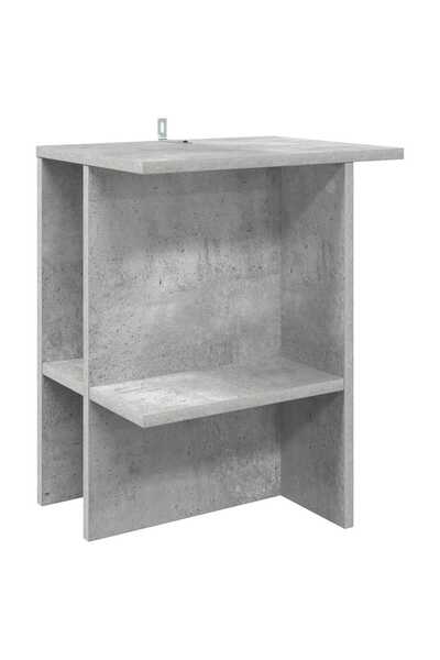 vidaxl Masă de cafea Gri Beton 40 x 30 x 49 cm Lemn prelucrat