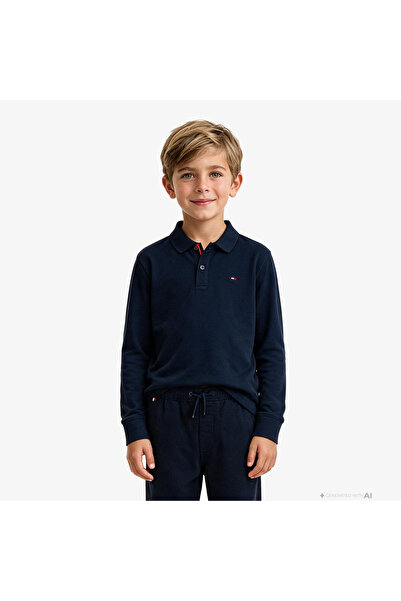 Tommy Hilfiger Çocuk Lacivert Polo