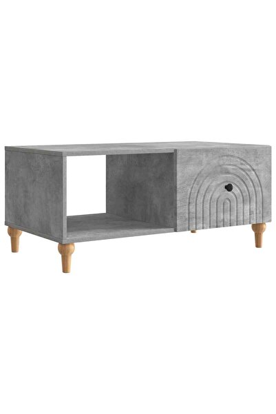 vidaxl Masă de cafea Gri Beton 90 x 50 x 40 cm Lemn prelucrat