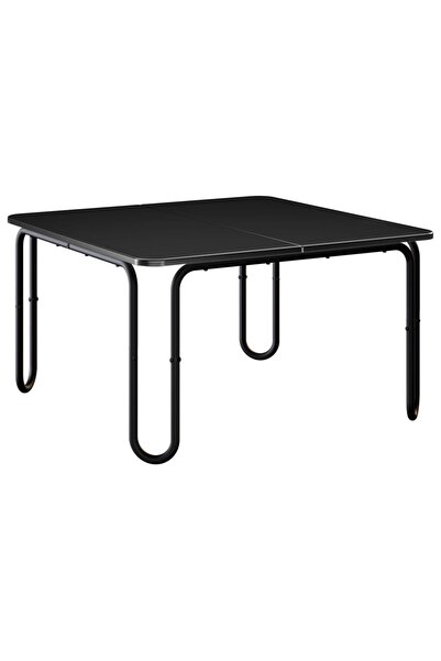 vidaxl Masă de cafea Negru 100 x 100 x 45 cm Lemn prelucrat