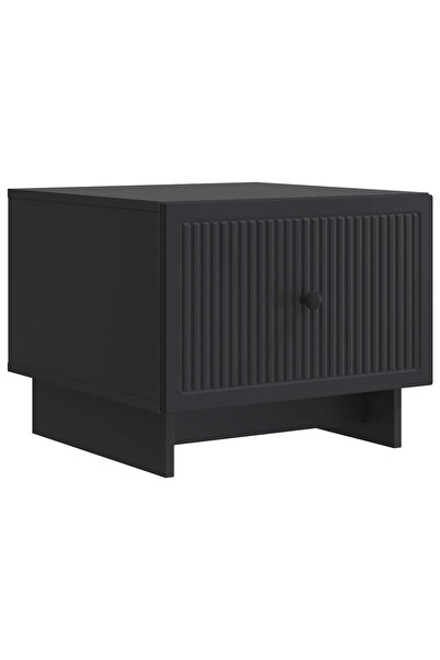vidaxl Masă de cafea Negru 49 x 50 x 40 cm Lemn prelucrat