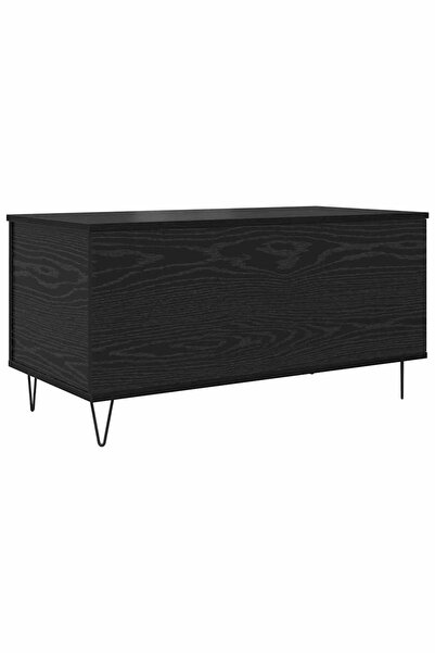 vidaxl Masă de cafea Stejar negru 90 x 44.5 x 45 cm Lemn prelucrat