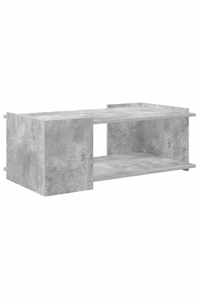 vidaxl Masă de cafea Gri Beton 90 x 50 x 33 cm Lemn prelucrat