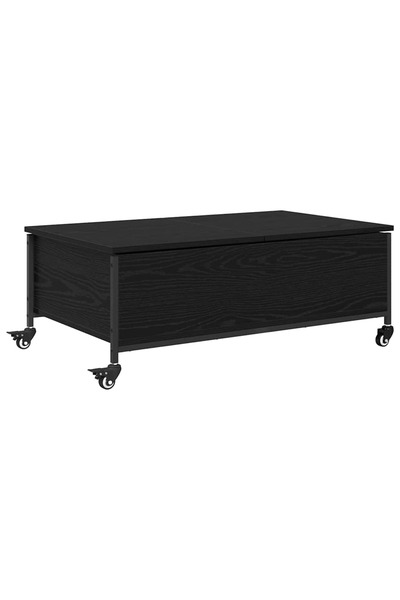 vidaxl Masă de cafea Stejar Negru 91 x 55 x 32 cm Lemn prelucrat