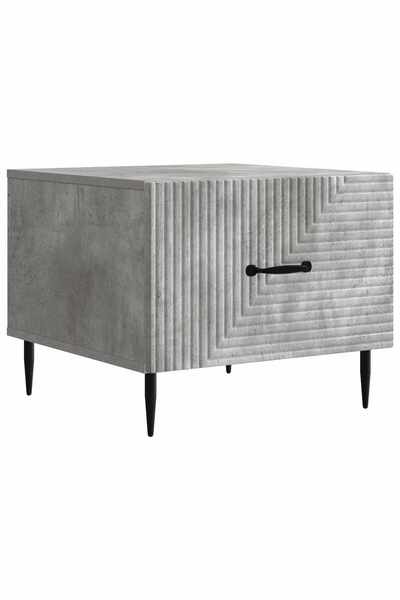 vidaxl Masă de cafea Gri Beton 49 x 50 x 40 cm Lemn prelucrat