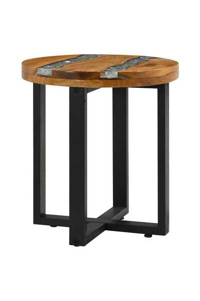 vidaxl Masă de cafea Maro 40 x 40 x 45 cm Lemn solid de tec