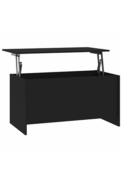 vidaxl Măsuță de cafea, negru, 102x55,5x52,5 cm, lemn prelucrat