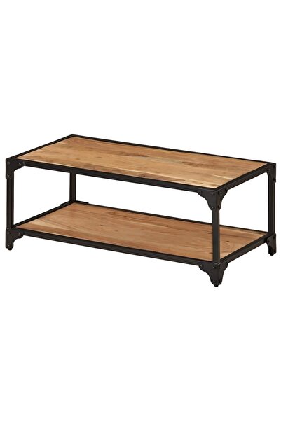 vidaxl Măsuță de cafea, 90x45x35 cm, lemn masiv de acacia
