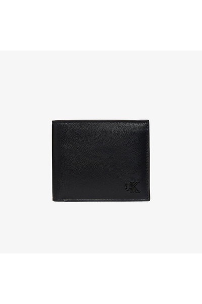 Calvin Klein Bold Suede Billfold Erkek Siyah Cüzdan