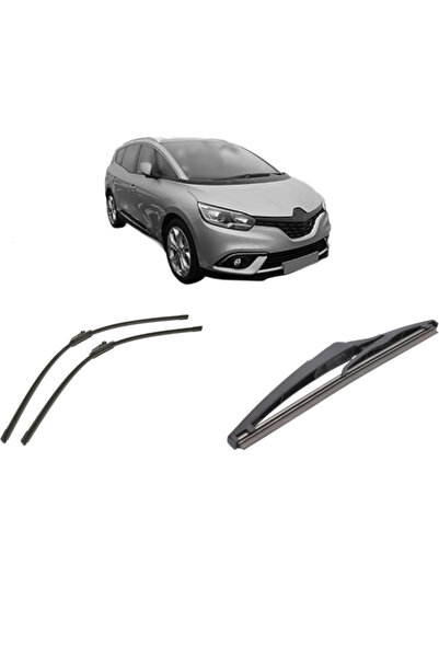 Bosch Σετ 3 υαλοκαθαριστήρων RENAULT GRAND SCENIC IV (R9_) 2016-2023, για παρ...