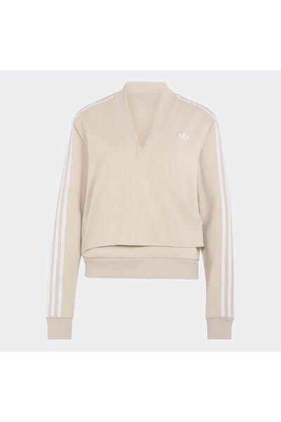 adidas Adicolor Wrap SST Kadın Bej Eşofman Üstü (LD4964)