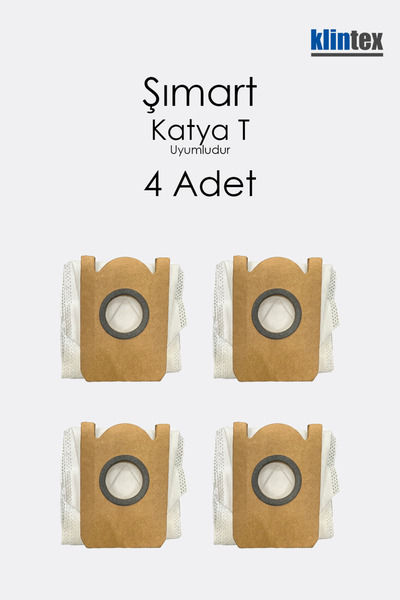 Klintex Σακούλα σκόνης συμβατή με την ηλεκτρική σκούπα Şımart Katya T Robot, ...