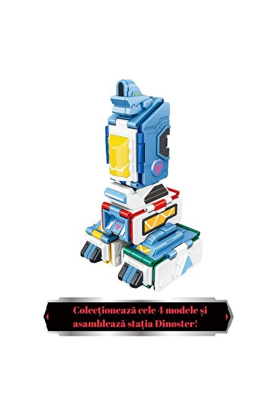 dinoster Mașinuță transformabilă Flip Cars EU636310R 2 în 1, 7 cm, 1 bucată, ...