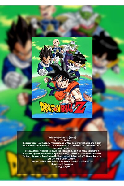 OEM Αφίσα Ινφογραφικού Διαγράμματος Dragon Ball Z, Κόσμος των Αγώνων του Άνιμ...