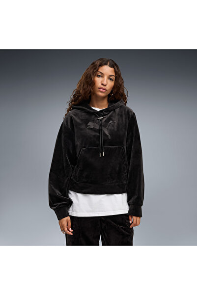 Puma Essentials Elevated Kadın Siyah Sweatshirt (694020-01)